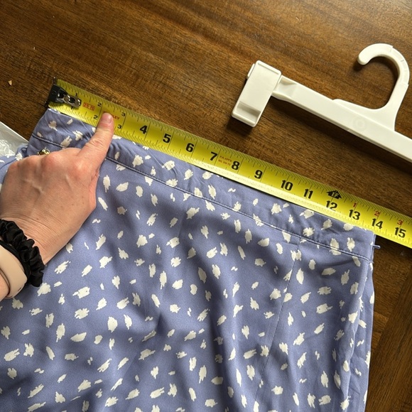 Lola + Grace Blue Patterned Women's Skirt medium - Picture 6 of 6